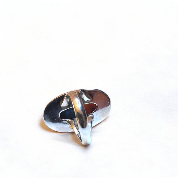 Sterling Silver Spiny Oyster & Turquoise Ring (Size 8) - Picture 3 of 9